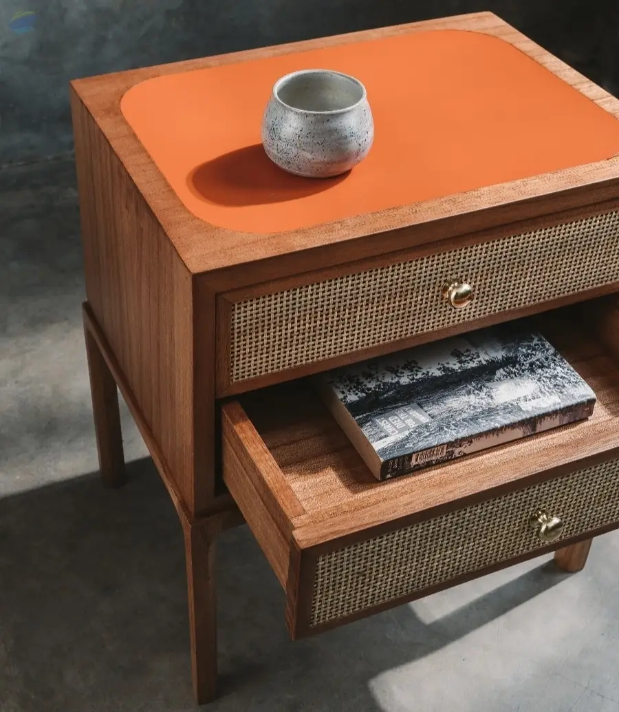 Wood Bedside