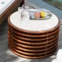 Catania Outdoor Marble Table