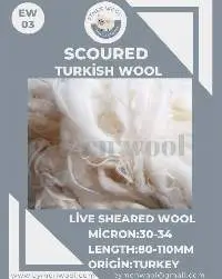 Scoured Wool