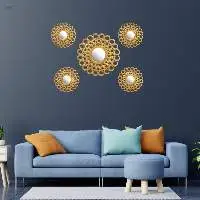 Upscale Set of 5 Wall Mounted Decorative Mirrors