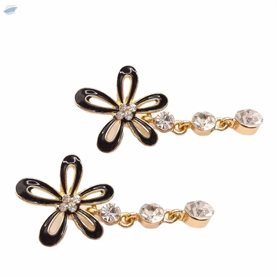 Ladies Flower Shaped Drop Earrings
