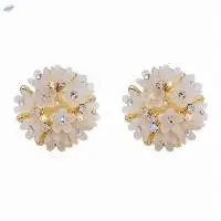 Ladies Flower Stud Earrings