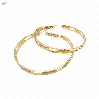 Ladies Dangle Hoop Earrings