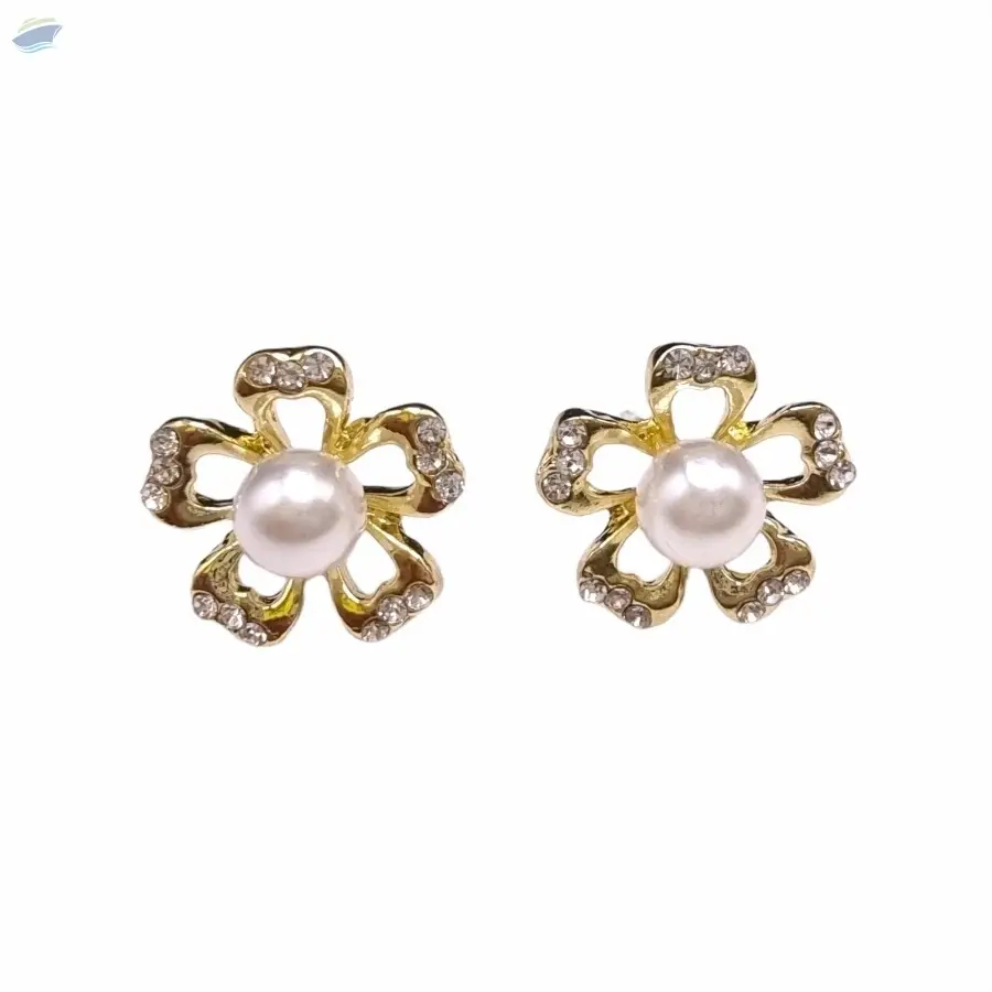 Ladies Flower Shaped Stud Earrings