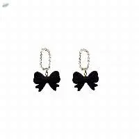 Ladies Bow Shape Drop Earrings