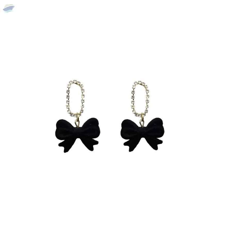 Ladies Bow Shape Drop Earrings