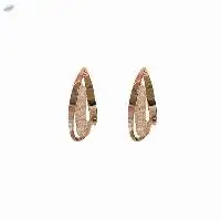 Ladies Gold Plated Drop Earrings