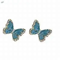 Ladies Butterfly Stud Earrings