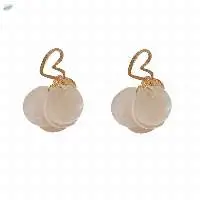 Ladies Heart Shape Drop Earrings
