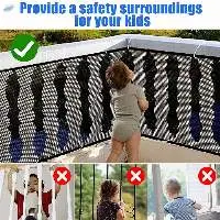 Kiddale Baby Balcony Rails Safeguard Net