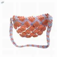 Macrame Strawberry Design Handwoven Sling Bag