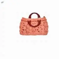 Macrame Pipeing Handicraft Handbag