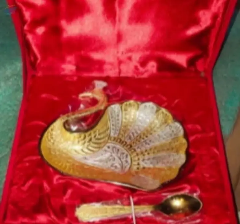 Metal Duck (Swan) Serving Tray