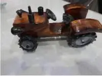 Wooden Open Tractor Fine