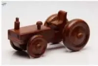 Wooden Tractor