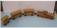 Wooden Steam Engine Train