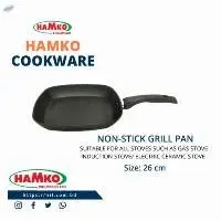Grill Pan Non-Stick Aluminum Cookware 26 CM
