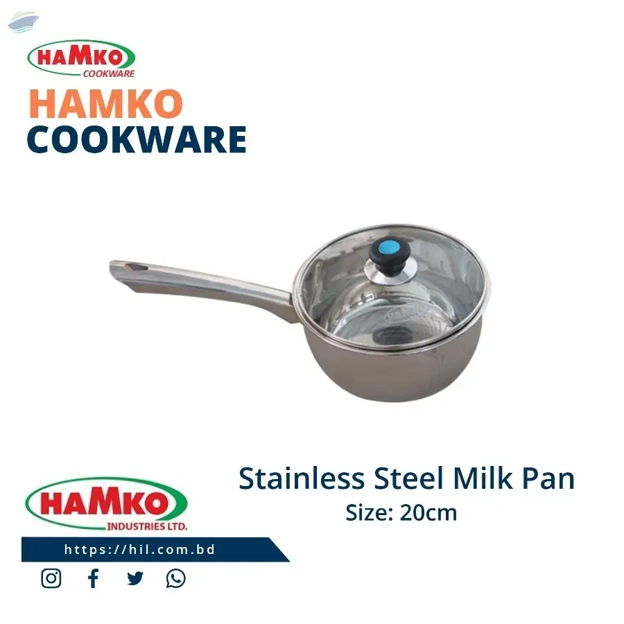 Stainless Steel Milk Pan 20cm