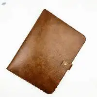 Personalized Pu Leather Organizer Laptop Sleeve