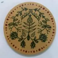 Green MDF Coaster