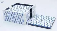 Blue Resin Coaster