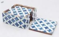 Leaf Patterned Coaster