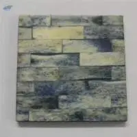 Faded Wall Block Wooden Coaster