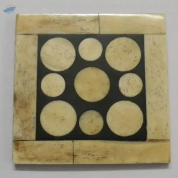 Dotted Horn Bone coaster