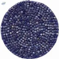 BLUE BEAD RESIN coaster