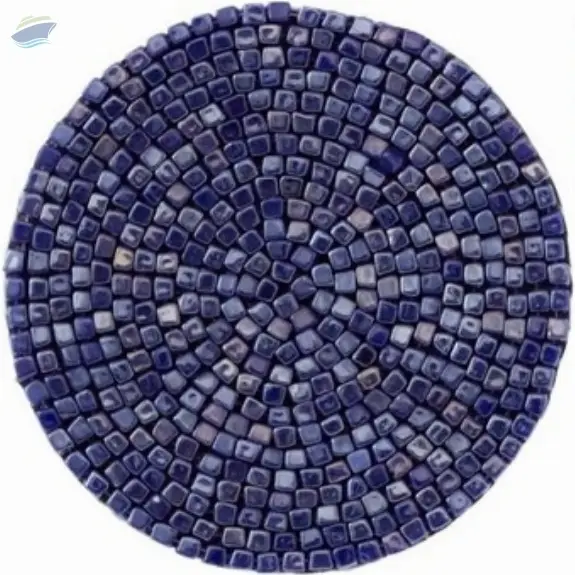 BLUE BEAD RESIN coaster