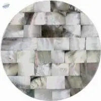 Black & White Mop Round Coaster