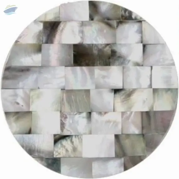 Black & White Mop Round Coaster