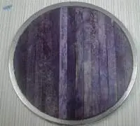 Voilet Bone Striped metal Coaster