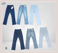 Ladies Side Slit Jeans