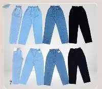 Lady's Paper Bag Waist Denim