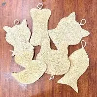 Natural Loofah Animals-shaped Toys for Pets