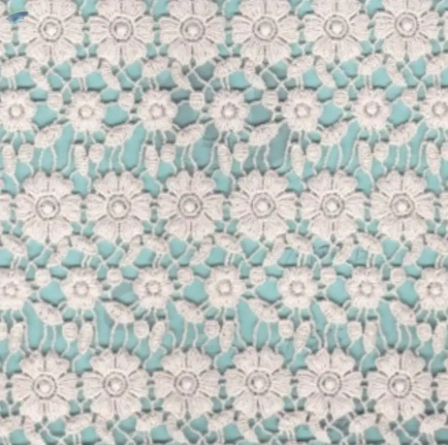 Chemical Allover Schiffli Embroidery Fabrics.
