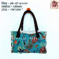 Printed Canvas Beach Bags