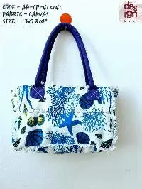 Printed Canvas Beach Bags