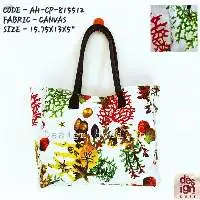 Printed Canvas Beach Bags