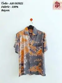Rayon Hawaiian Shirts For Men