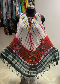 Handpainted Umbrella Dresses (With Fringes)
