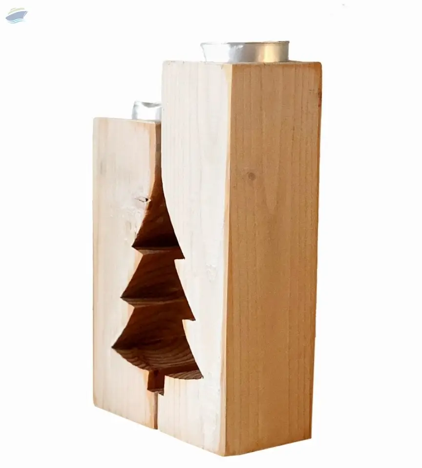 Wooden Candle Stand