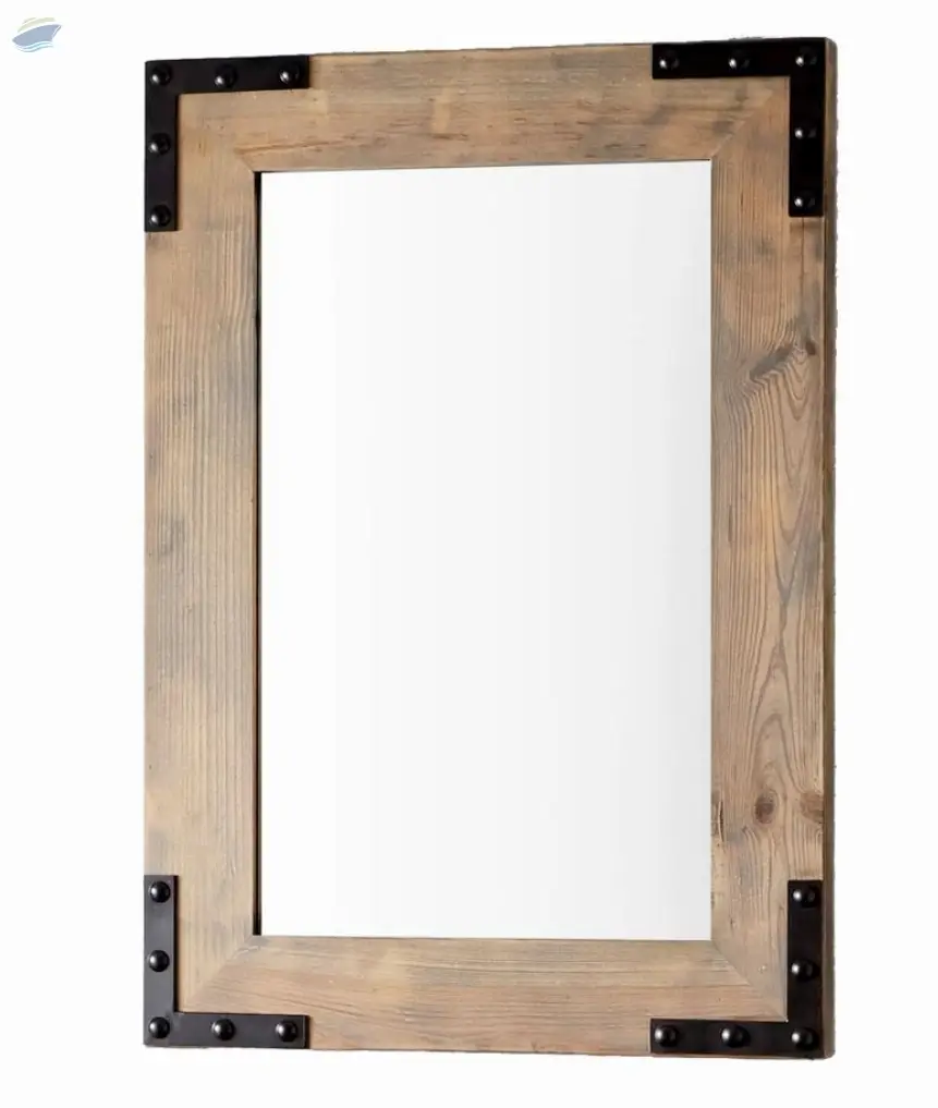 Mirror With Wooden Frame