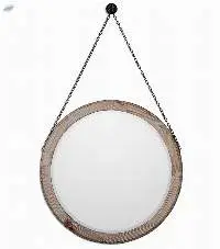 Mirror With Wooden Frame