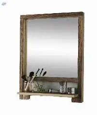 Mirror With Wooden Frame