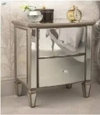 Mirror Side Table
