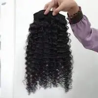 Weft Hair In Kinky Texture Pure Human Hair