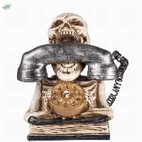 Halloween Vintage Light-Up Skull Phone