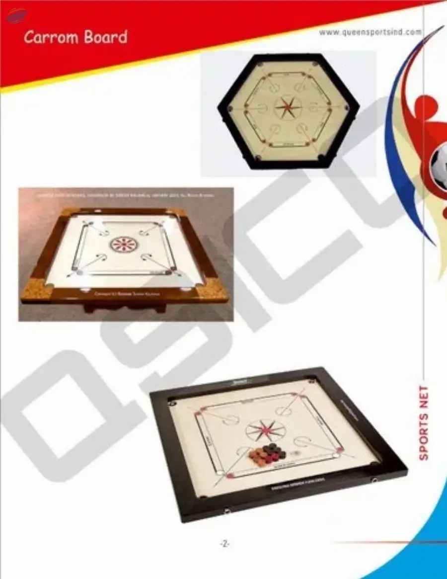 Carrom Board 6 Player QSICO